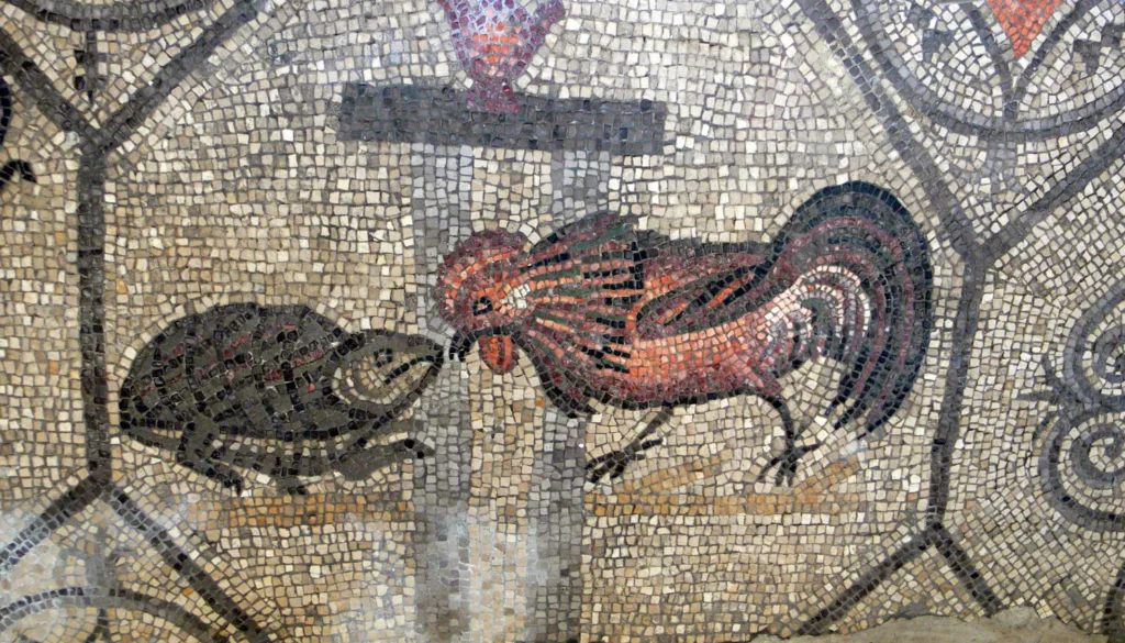 Detail of mosaic from Aquileia | Adriatic Lagoons, Mosaics & the End of Empire