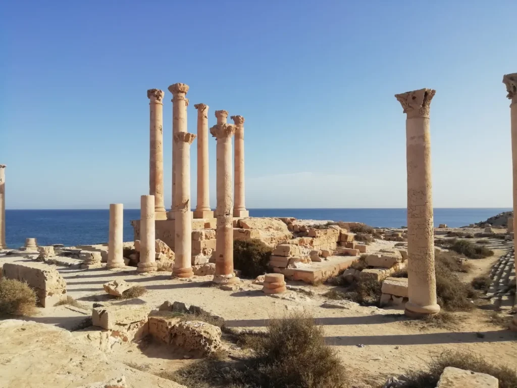 The Roman Sanctuary of Isis at Sabratha, one of the ancient cities of Tripolitania