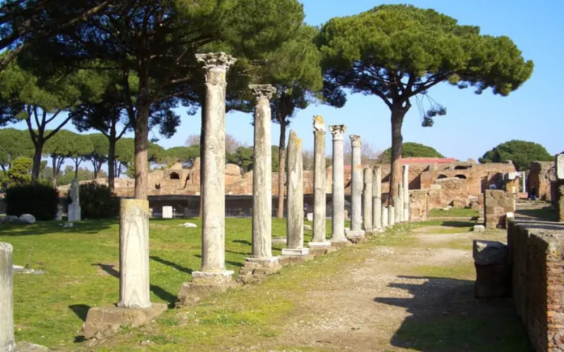 Ostia Antica by William Warby