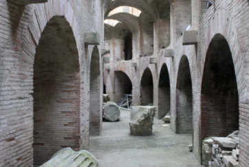 Underneath the amphitheatre at Pozzuoli | Campania: Pompeii Beyond its Walls Underneath the amphitheatre at Pozzuoli | Campania: Pompeii Beyond its Walls