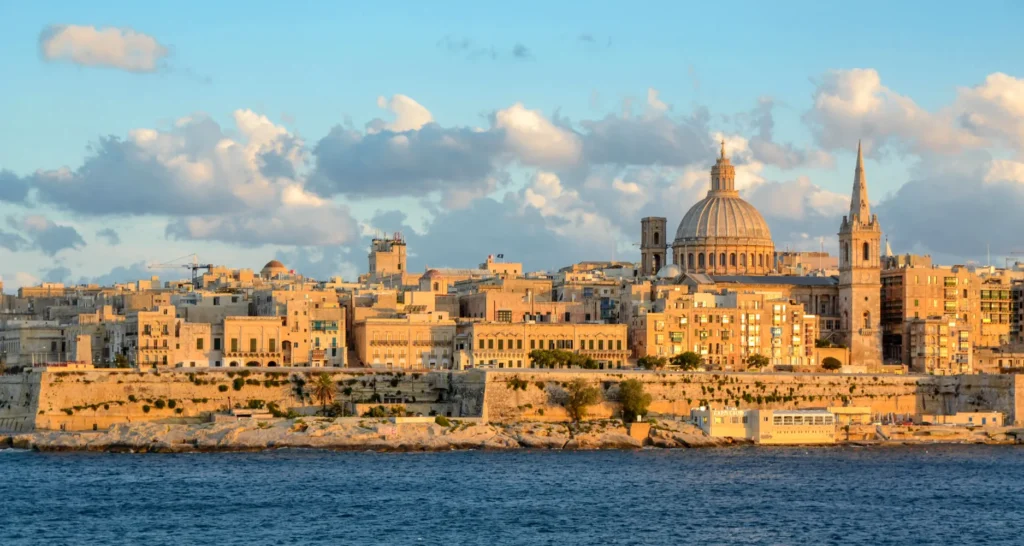 Valletta was the capital of the Knights of St. John, and still resonates its early Baroque character